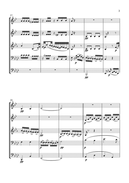 Sonata No.8 "Pathetique", 2nd movement (Beethoven) - brass quintet image number null