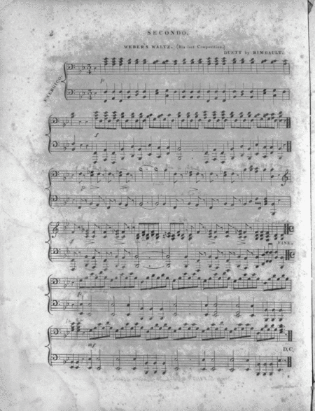 Weber's Waltz (His Last Composition)