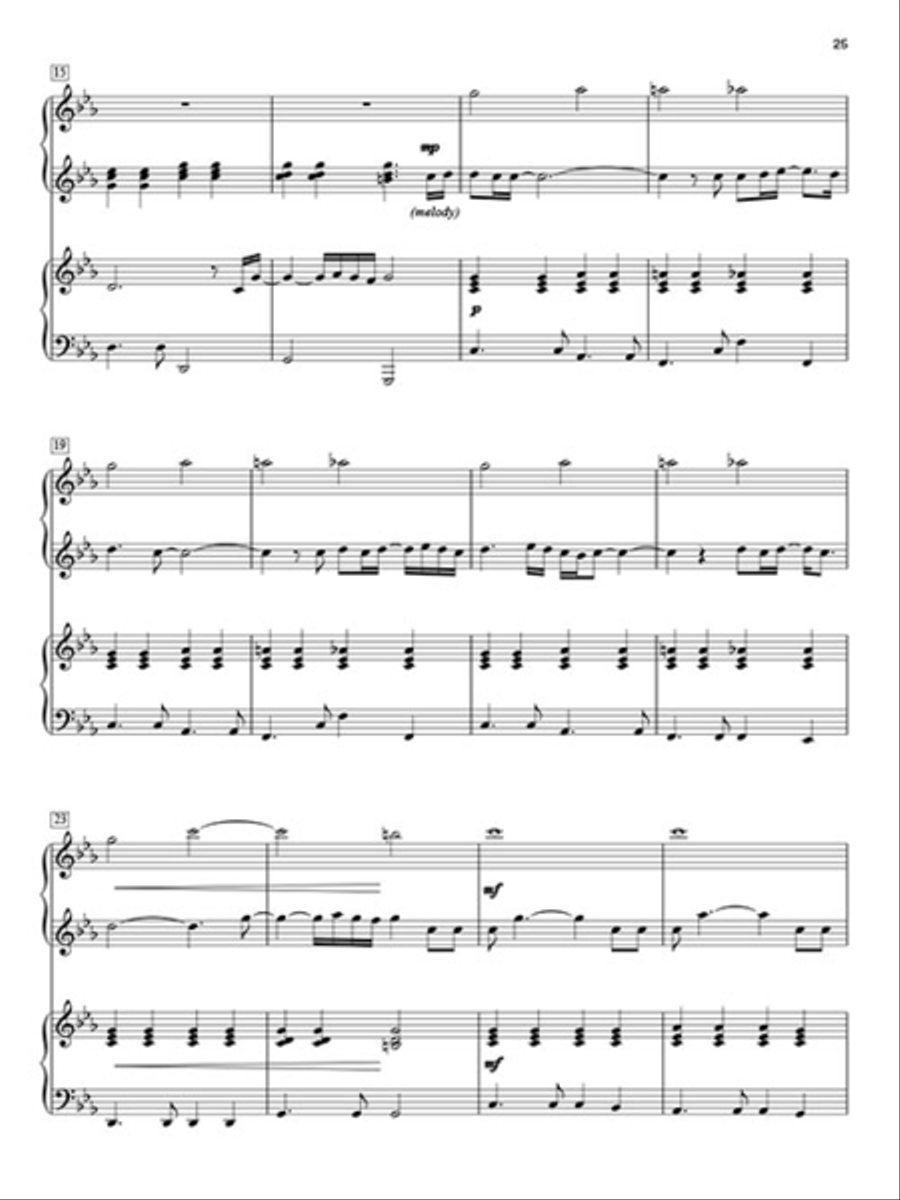 Adele for Piano Duet 1 Piano, 4-Hands scores gallery preview page 3