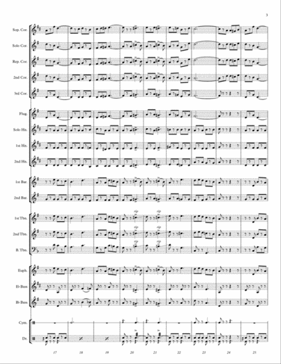 Lakeshore Picnic Lakeshore Picnic Brass Band scores gallery preview page 4