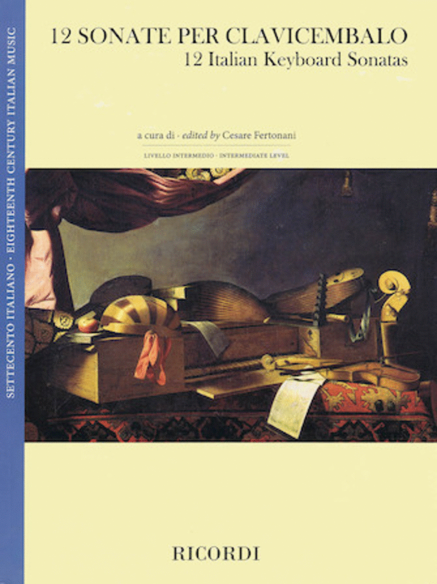 12 Italian Keyboard Sonatas Piano Solo scores gallery preview page 1