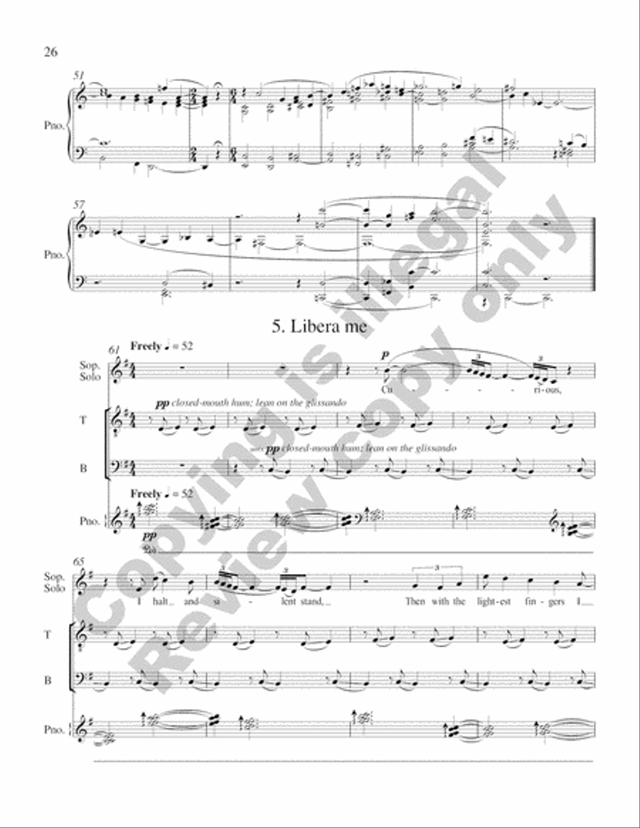 A Walt Whitman Requiem 4-Part scores gallery preview page 32