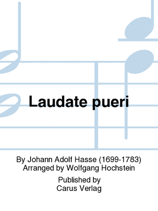 Book cover for Laudate pueri