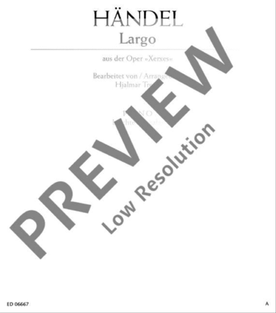 Largo Piano Solo scores gallery preview page 2