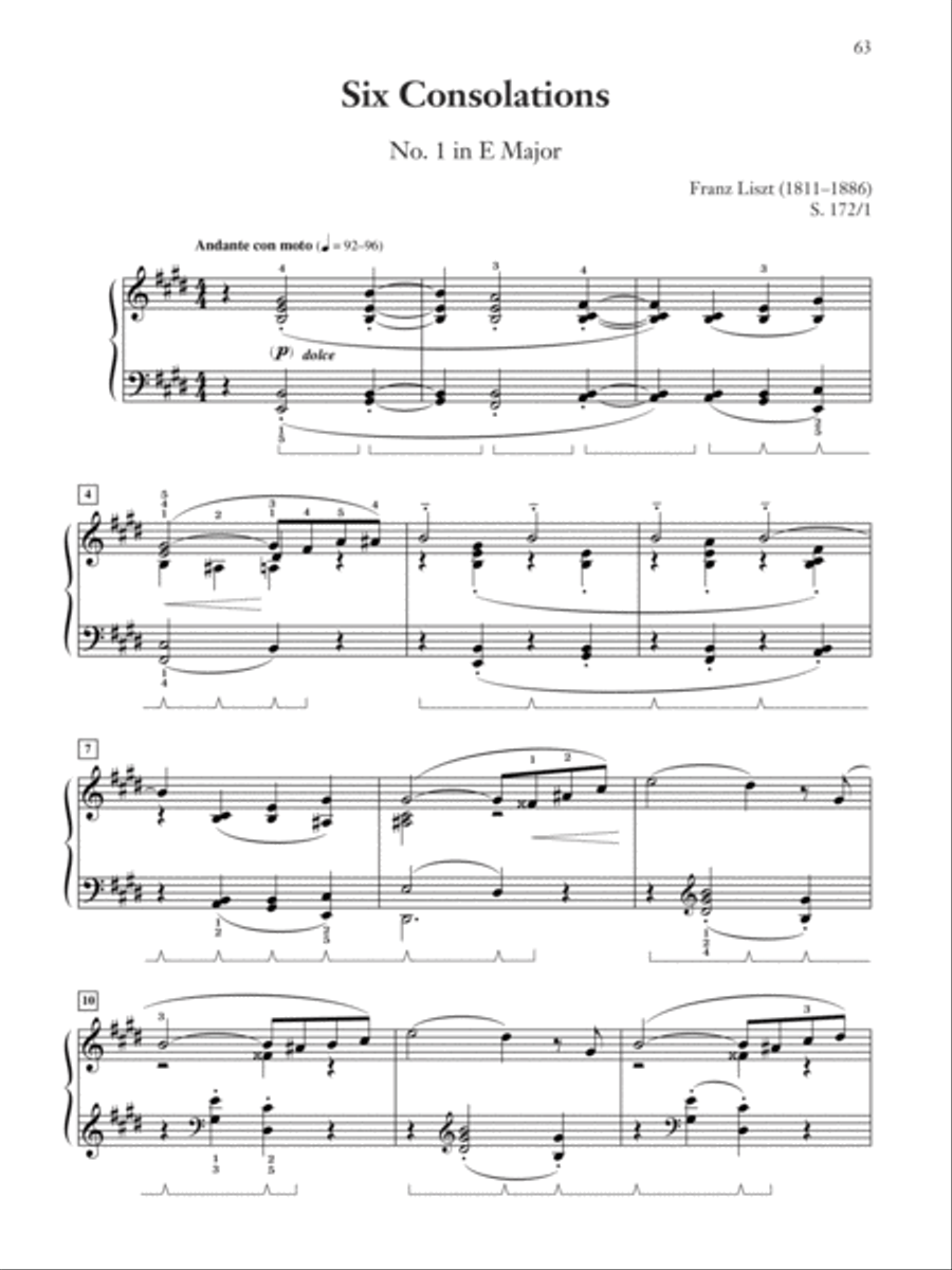 21 Selected Piano Works Piano Solo scores gallery preview page 7