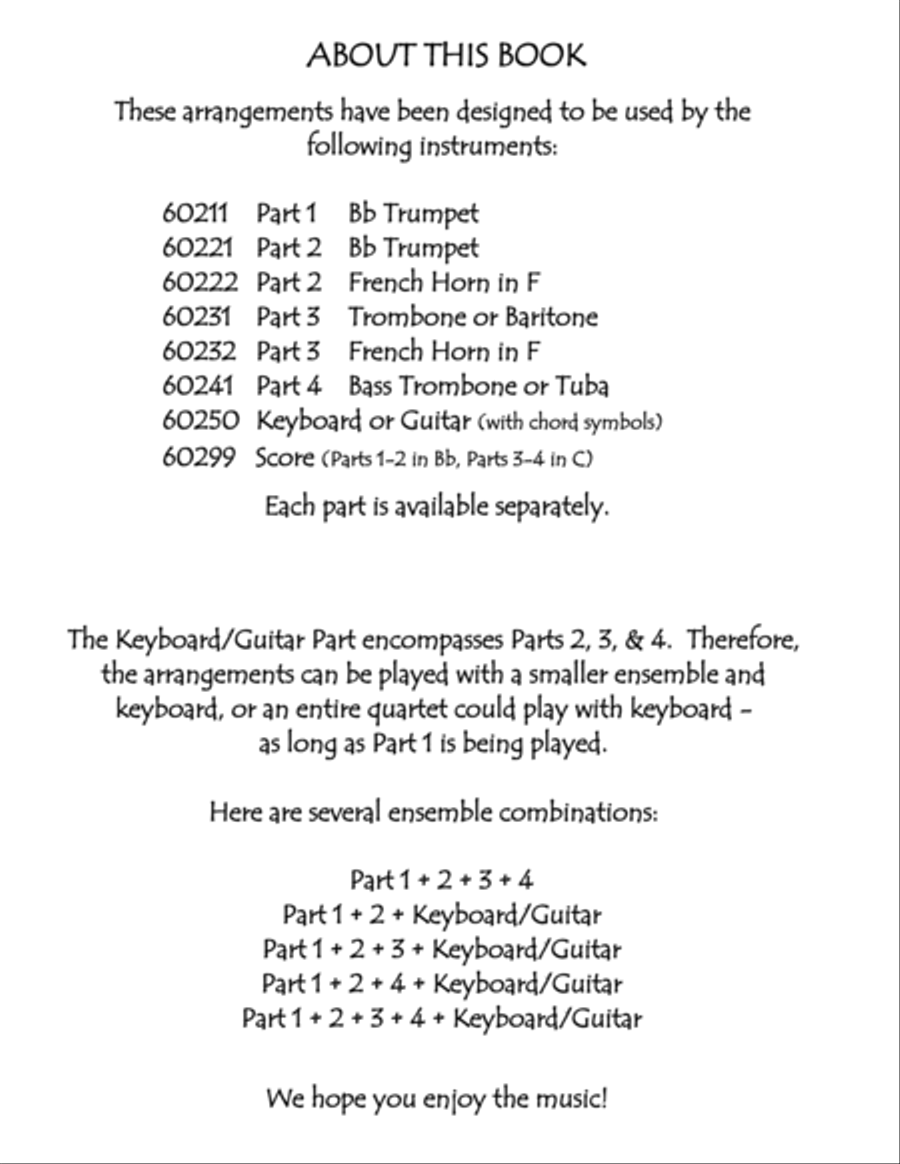 Music for Four Brass, Volume 2 - Part 1 for Trumpet in Bb - 60211 Brass Ensemble scores gallery preview page 2