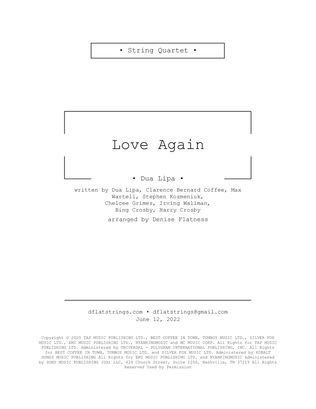 Book cover for Love Again