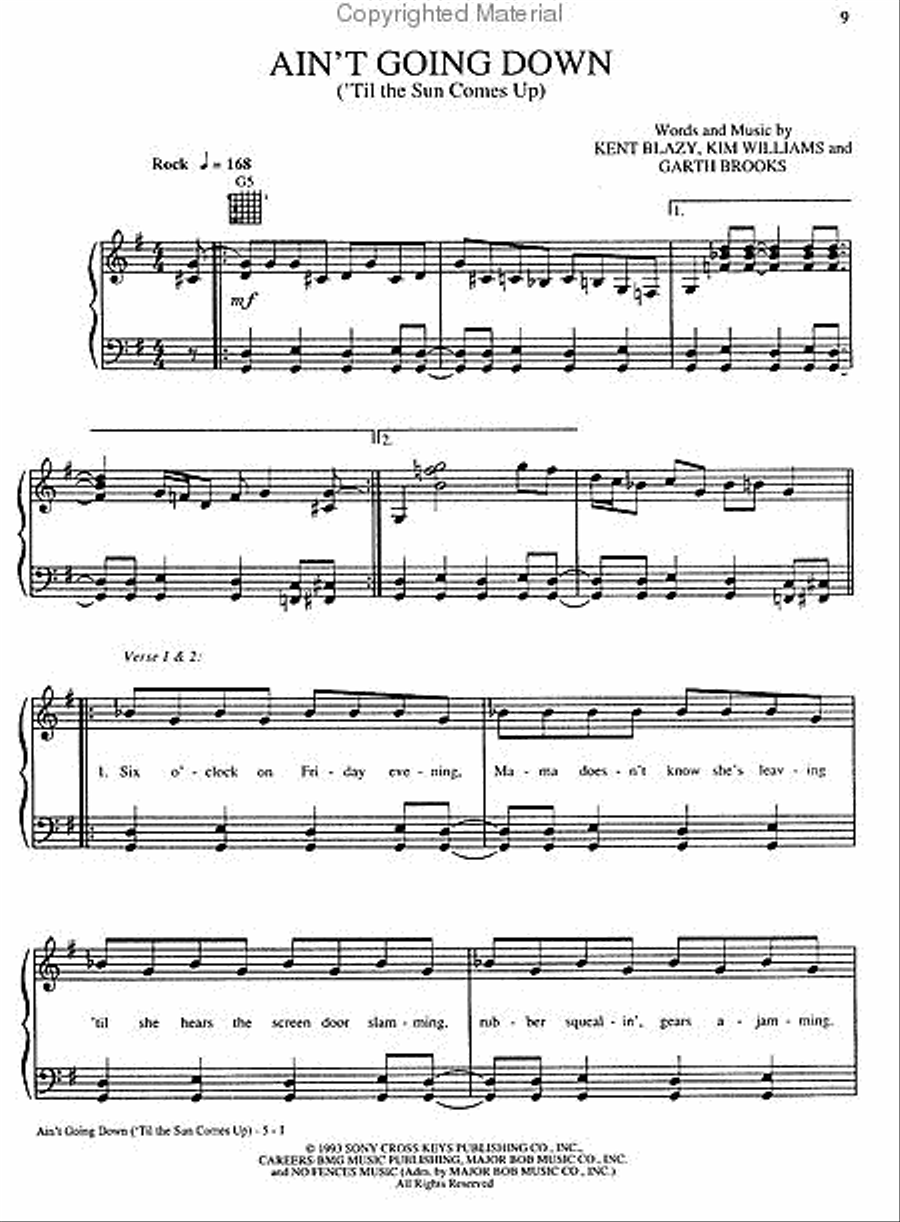 Double Live Piano, Vocal, Guitar scores gallery preview page 2