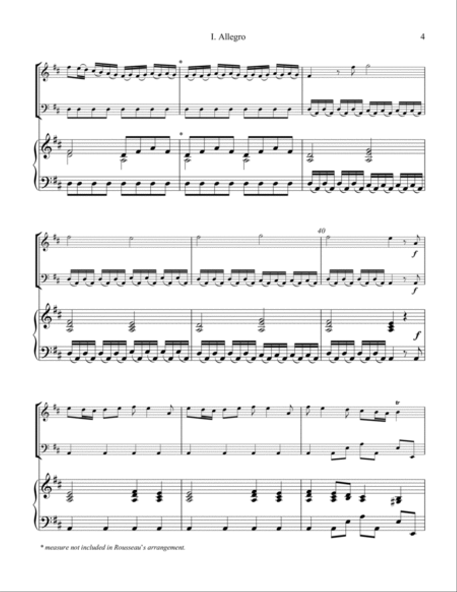 La primavera (Spring) RV. 269, complete for flute, cello and piano Flute scores gallery preview page 5