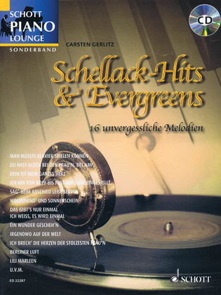 Book cover for Piano Lounge Sonderband "schellack-hits & Evergreens" For Piano - German