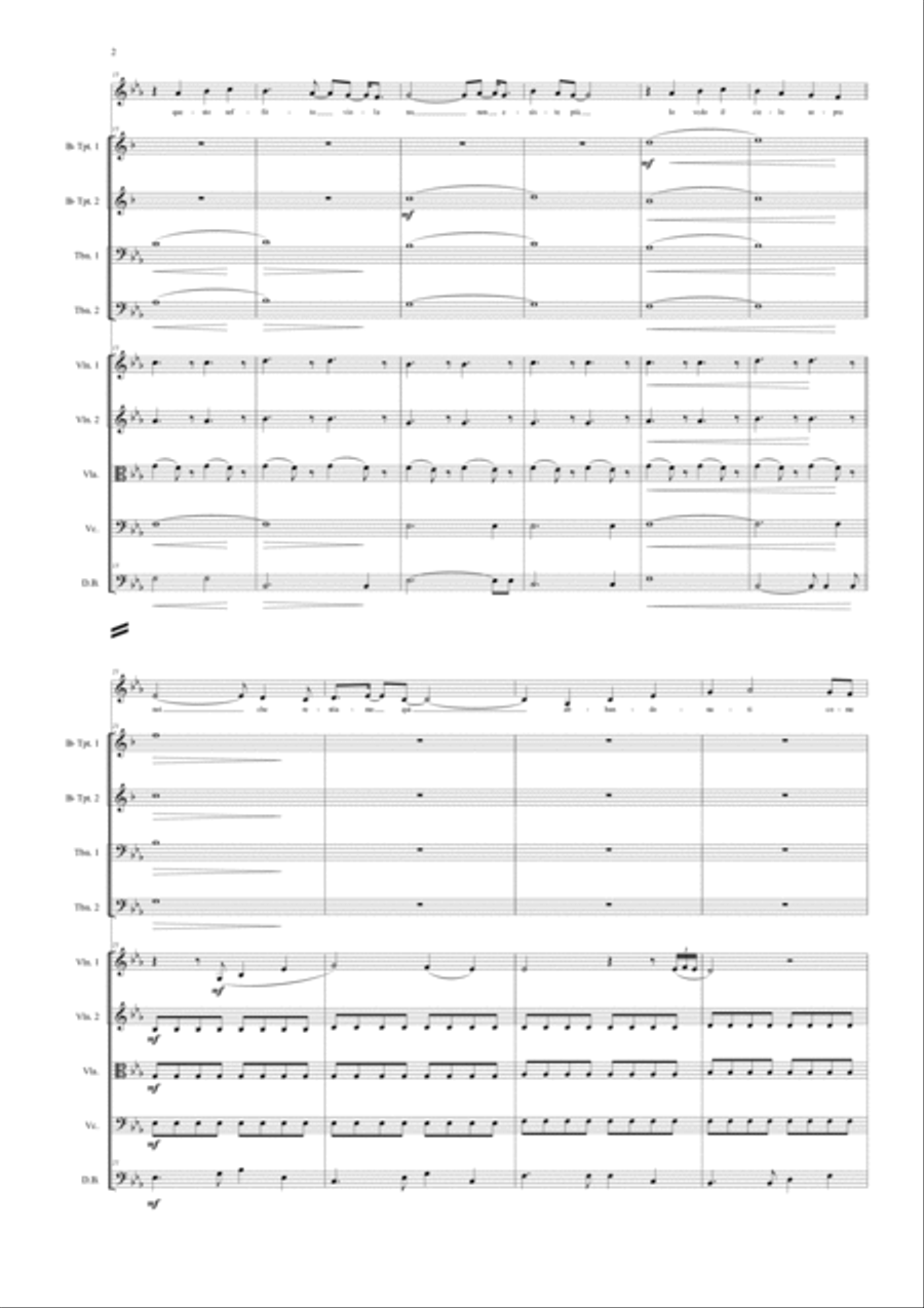 Il Cielo In Una Stanza Large Ensemble scores gallery preview page 3