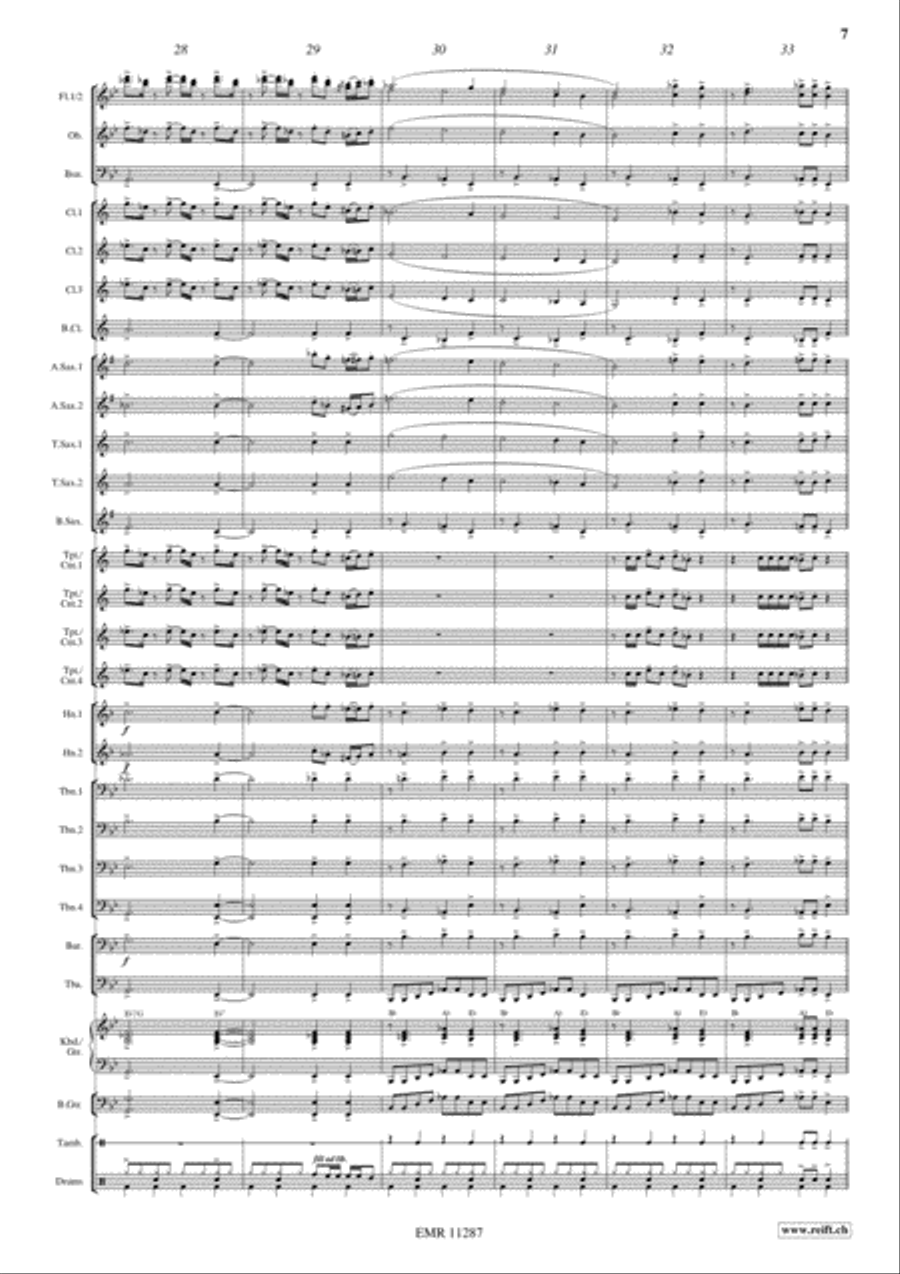 Ghostbusters Concert Band scores gallery preview page 8