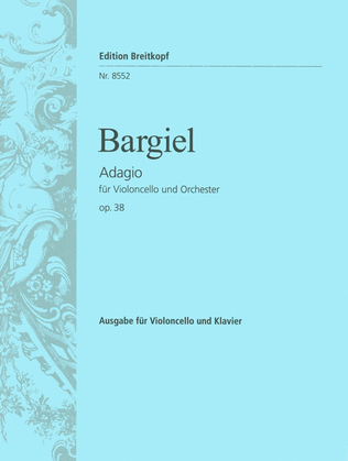 Book cover for Adagio in G major Op. 38