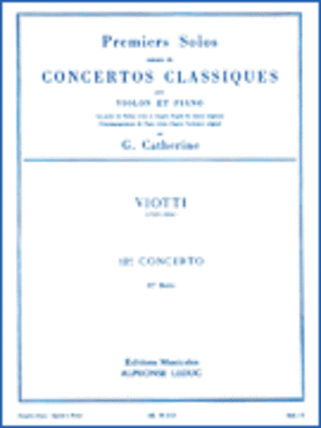 Premiers Solos Concertos Classiques No. 12