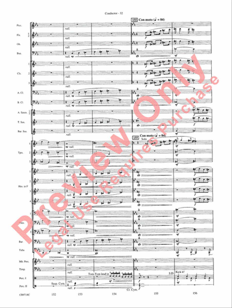 Gershwin! (Medley) Gershwin! (Medley) Concert Band scores gallery preview page 35