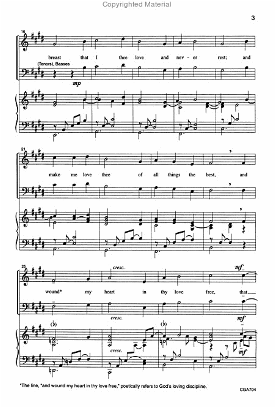 Thy Perfect Love Thy Perfect Love 4-Part scores gallery preview page 3
