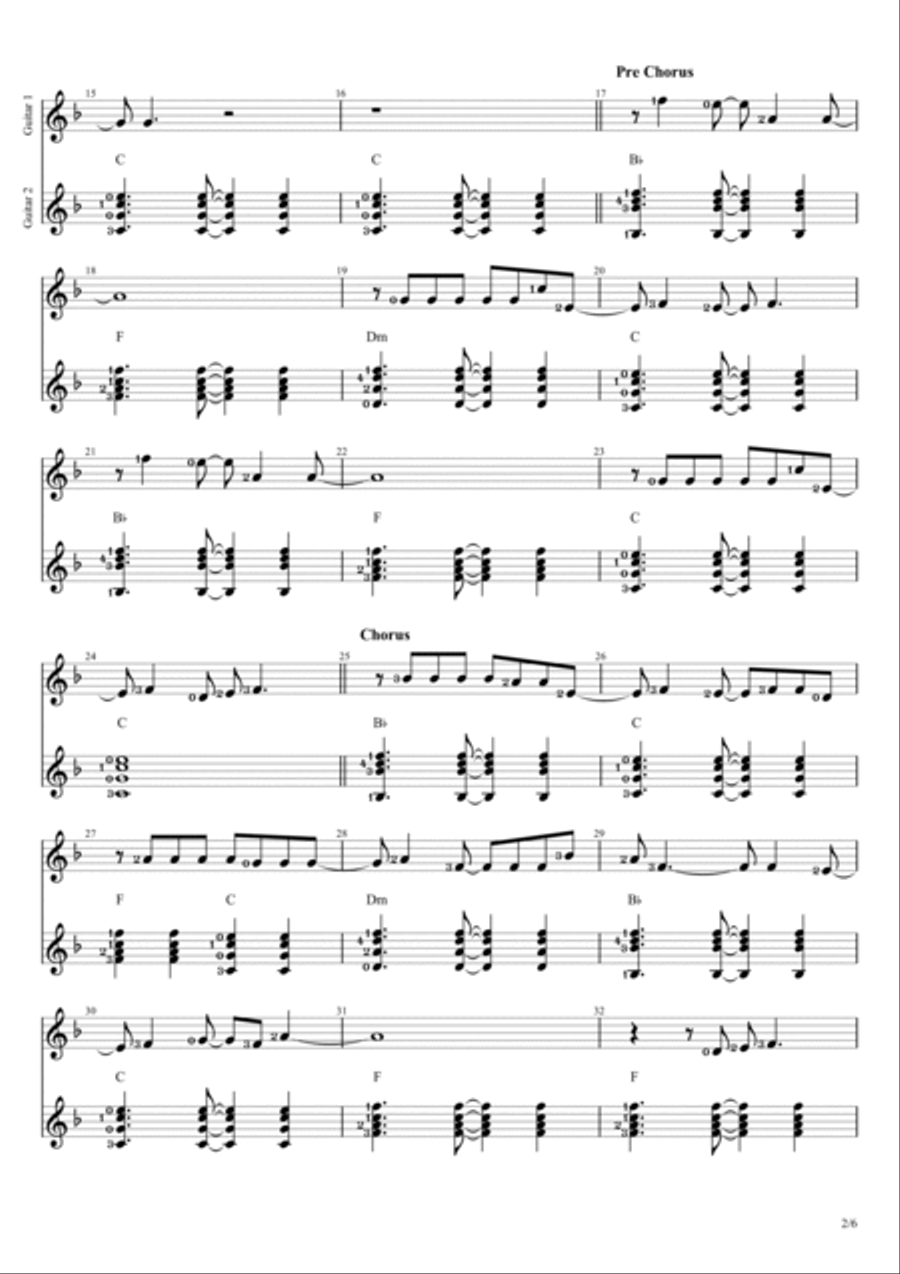 Magazines Guitar Solo scores gallery preview page 2