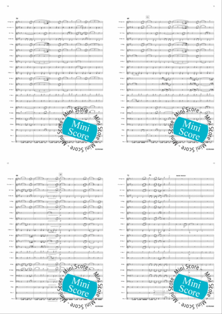 Remembrance Fanfare Band scores gallery preview page 5