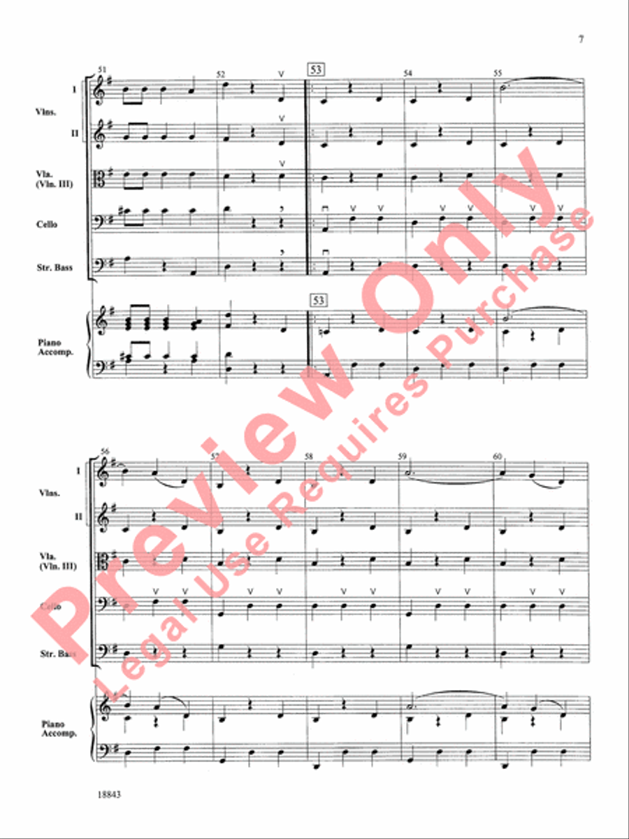 The Blue Danube Waltz The Blue Danube Waltz String Orchestra scores gallery preview page 8