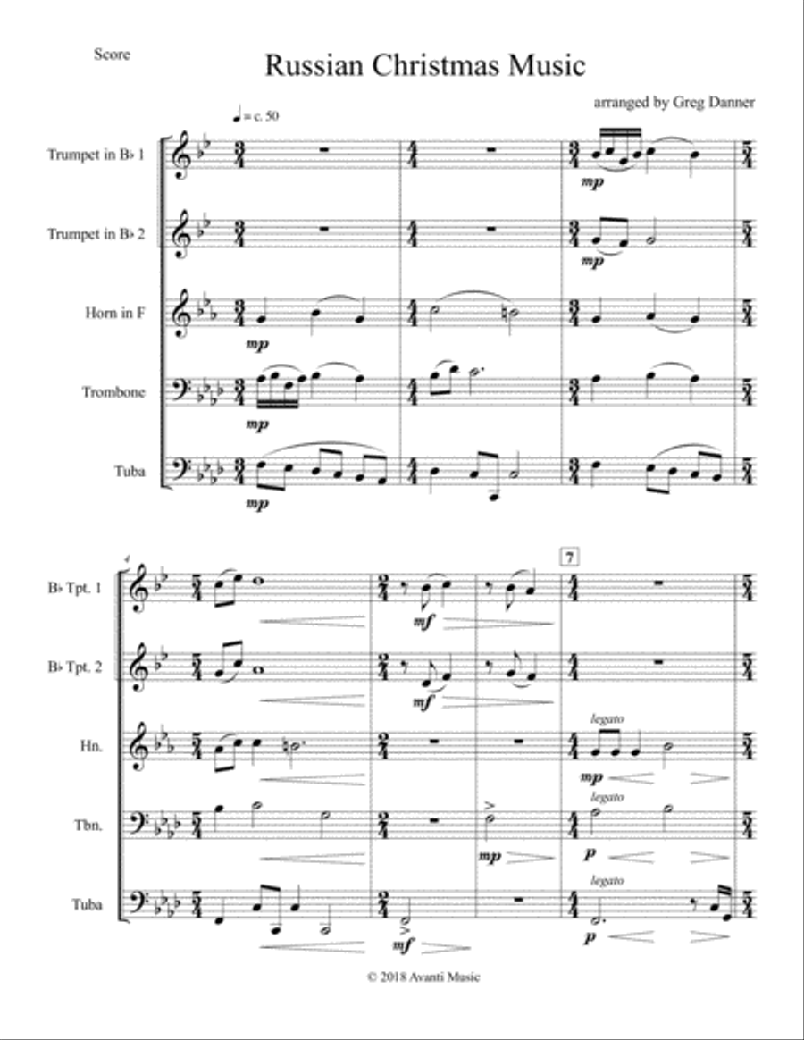 Carol of the Russian Children (from Russian Christmas Music) image number null