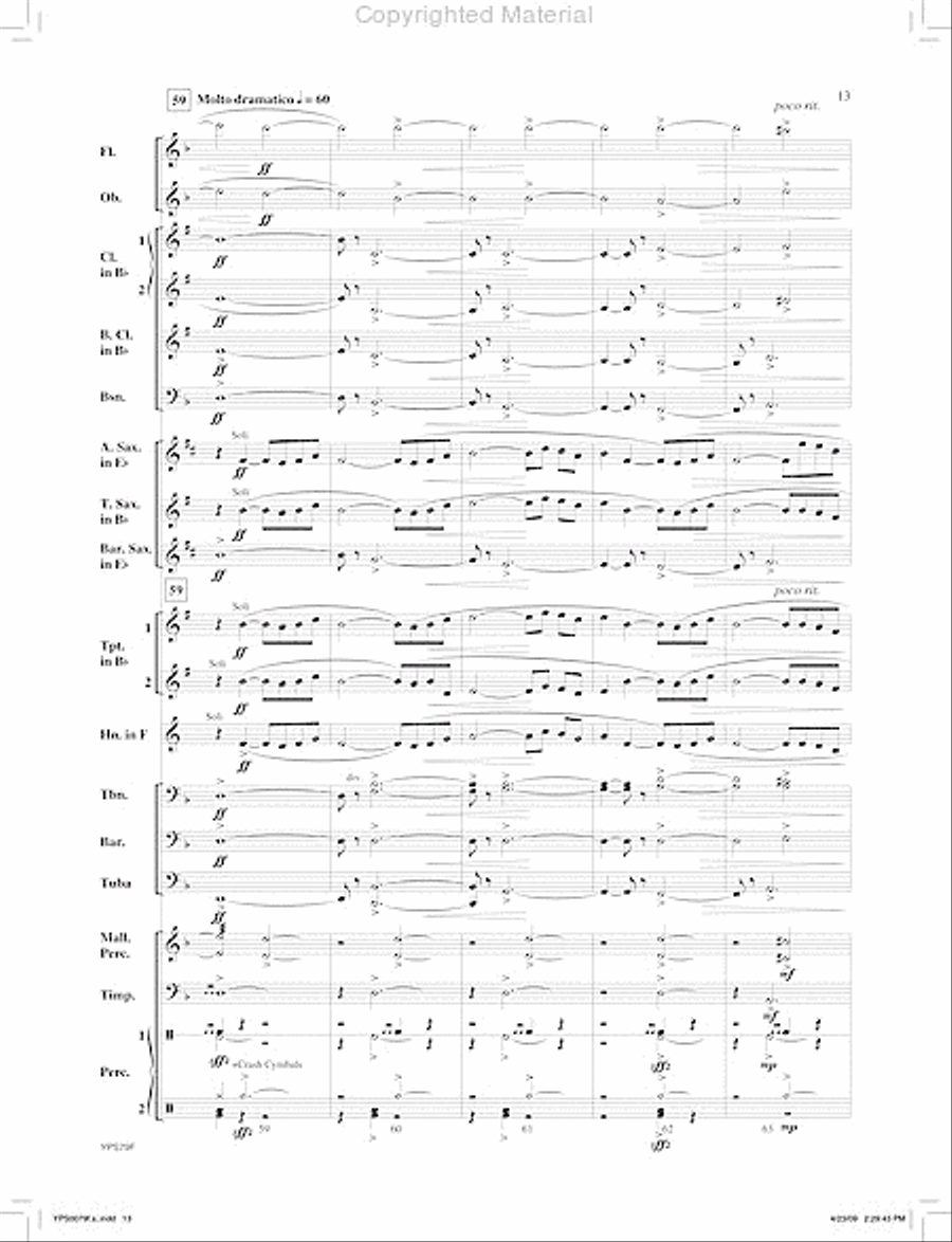 Whispering Pines Concert Band scores gallery preview page 14