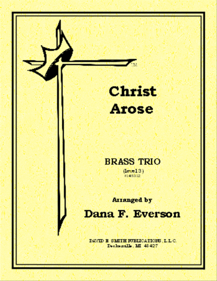 Christ Arose Brass Trio scores gallery preview page 1