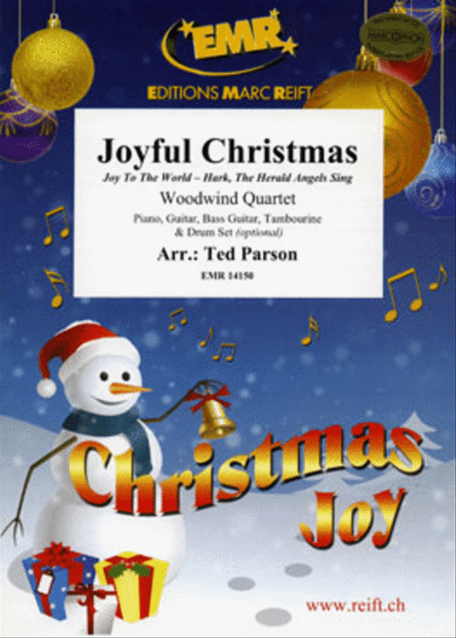 Joyful Christmas Woodwind Quartet scores gallery preview page 1