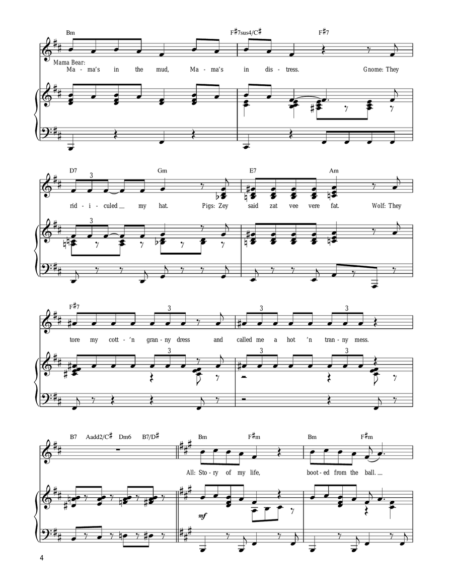 Story Of My Life Piano, Vocal, Guitar scores gallery preview page 4