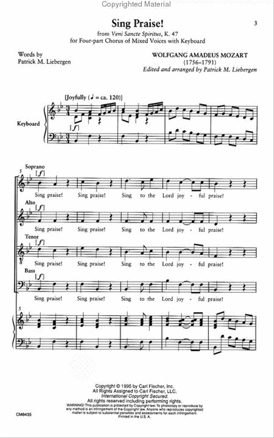 Sing Praise Sing Praise 4-Part scores gallery preview page 2