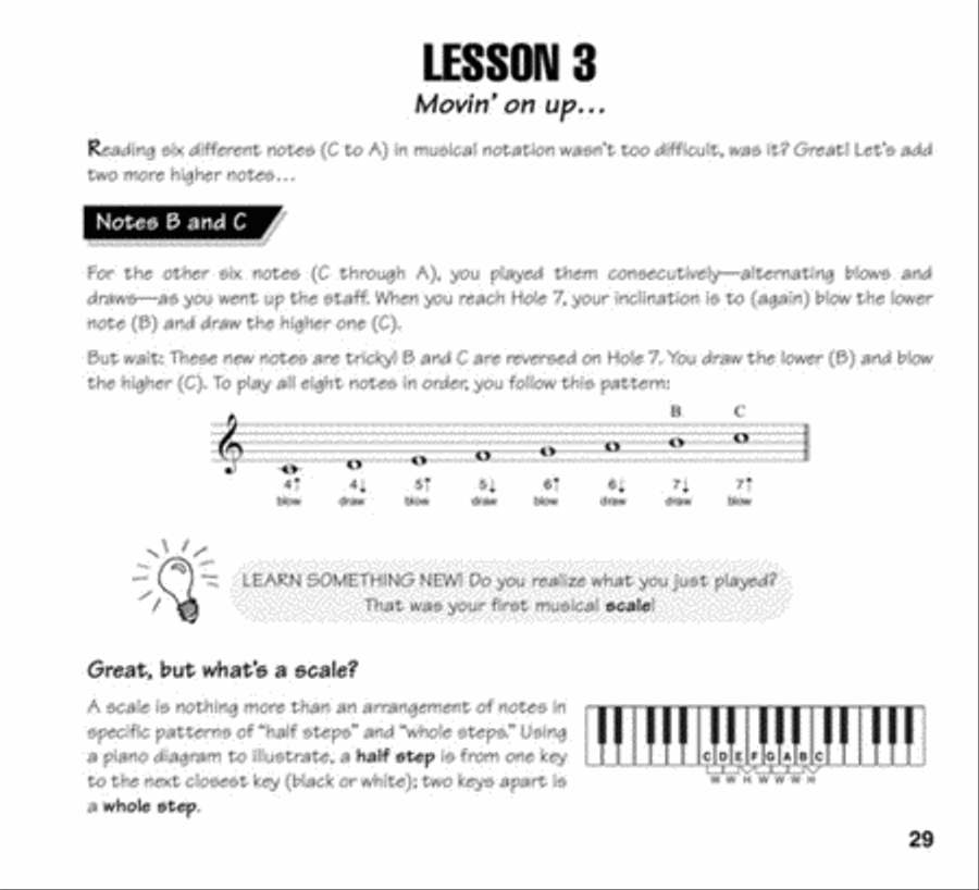 FastTrack Mini Harmonica Method Book 1 Harmonica scores gallery preview page 8