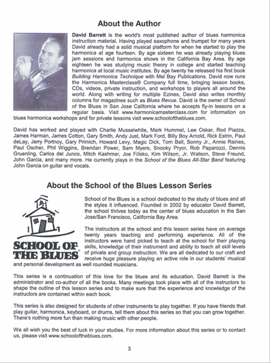 Blues Harmonica Play-Along Trax Harmonica scores gallery preview page 4