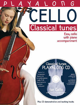 Book cover for Playalong Cello - Classical Tunes