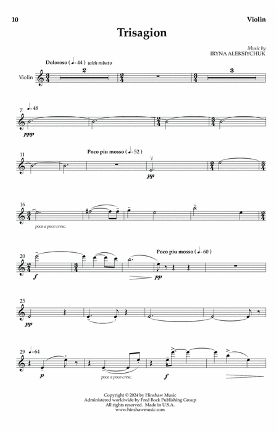 Trisagion Choir scores gallery preview page 8
