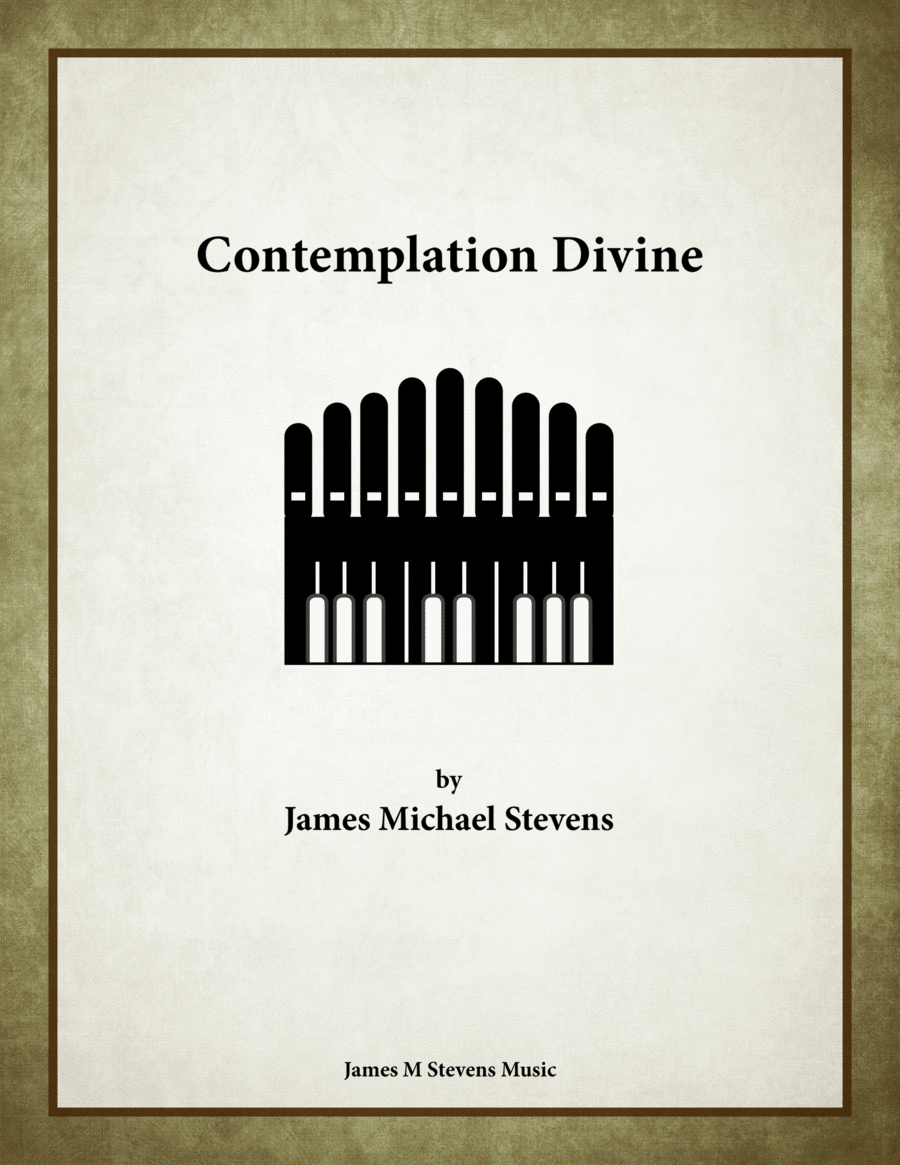 Contemplation Divine - Organ Solo Contemplation Divine - Organ Solo Organ Solo scores gallery preview page 1