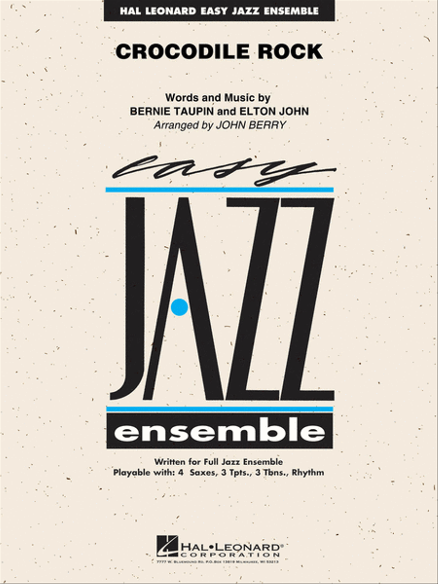 CROCODILE ROCK Jazz Ensemble scores gallery preview page 1