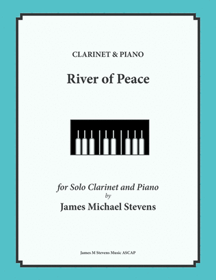 Book cover for River of Peace - Clarinet & Piano