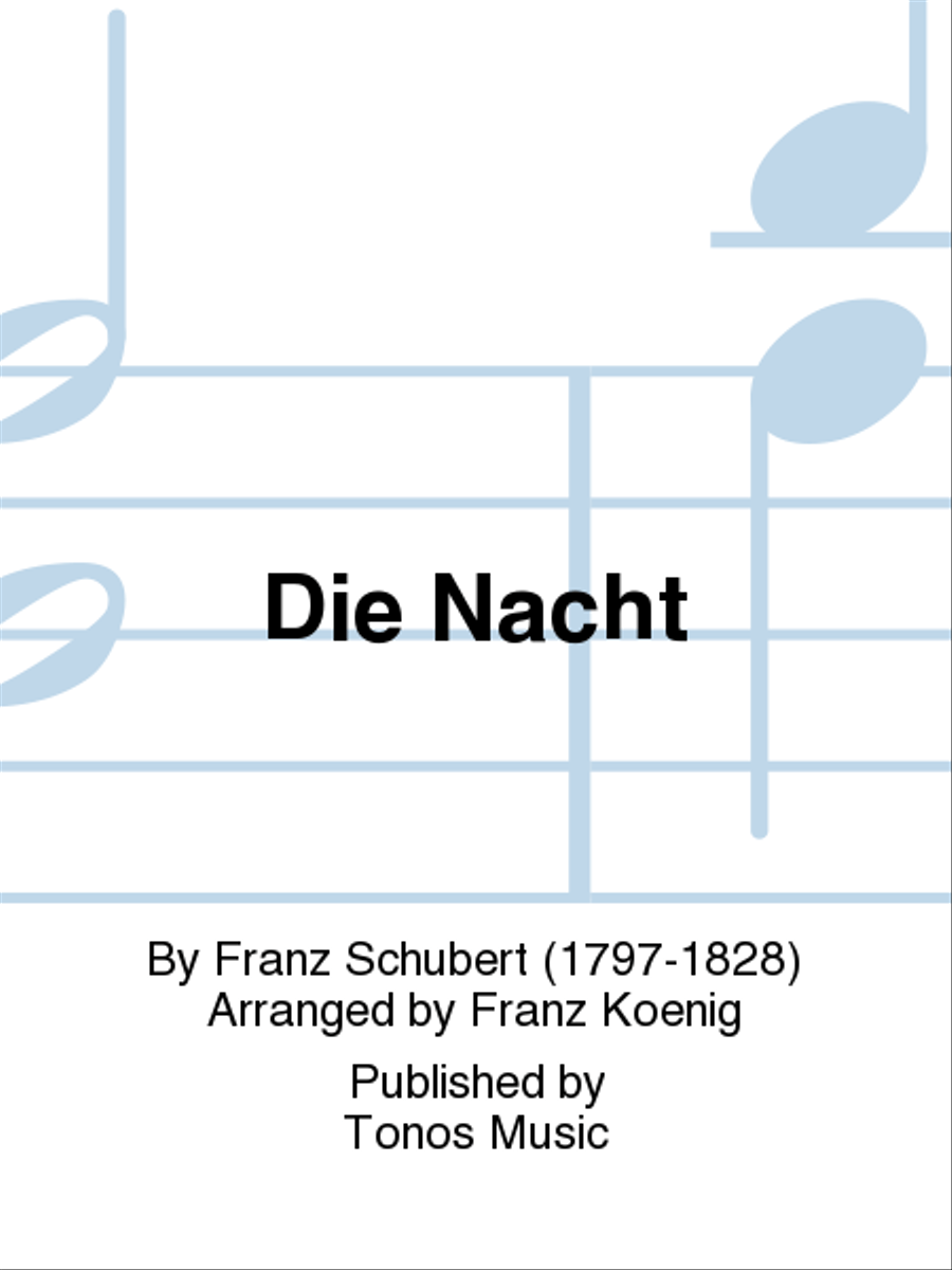 Die Nacht 4-Part scores gallery preview page 1