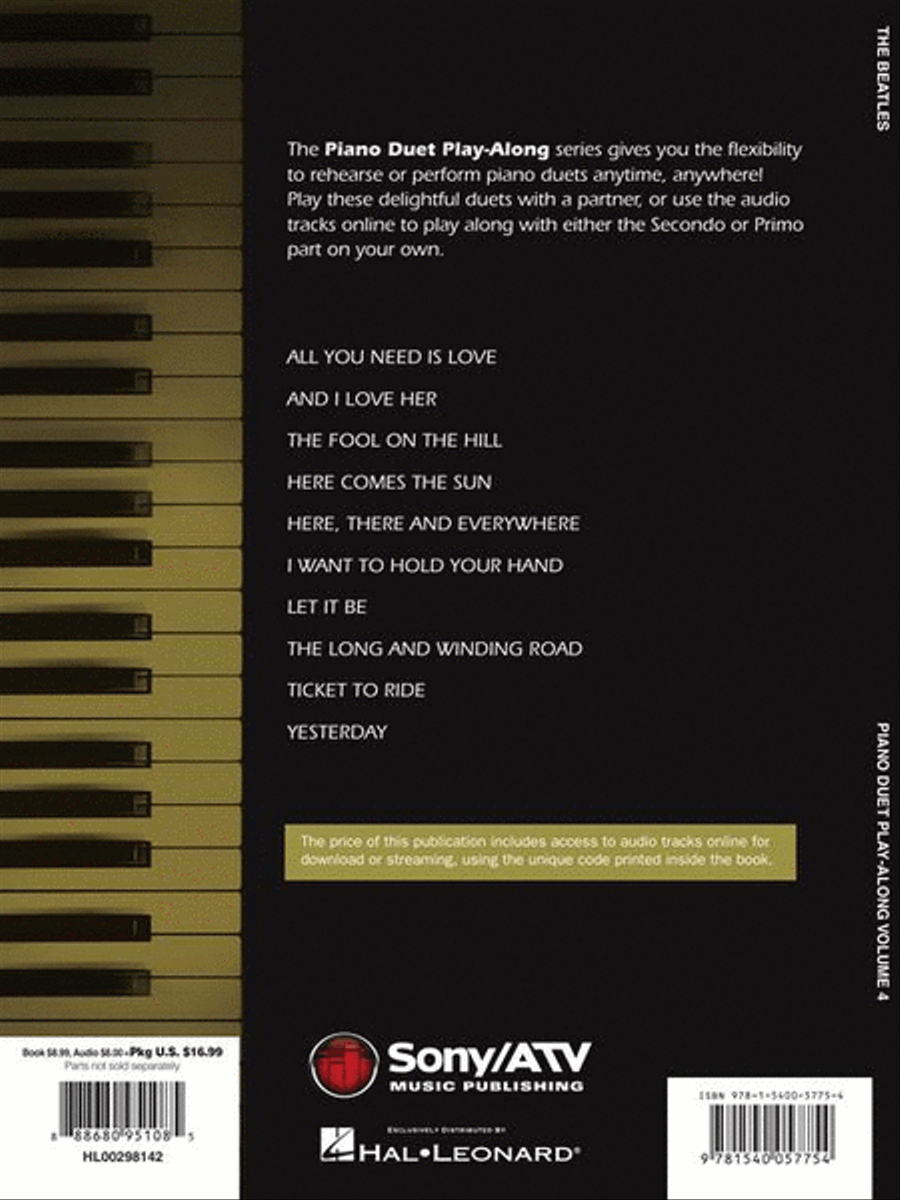 The Beatles 1 Piano, 4-Hands scores gallery preview page 7