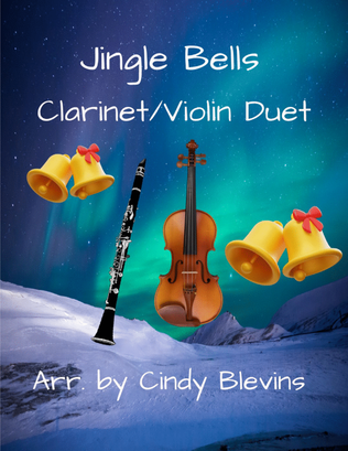 Book cover for Jingle Bells, Clarinet and Violin