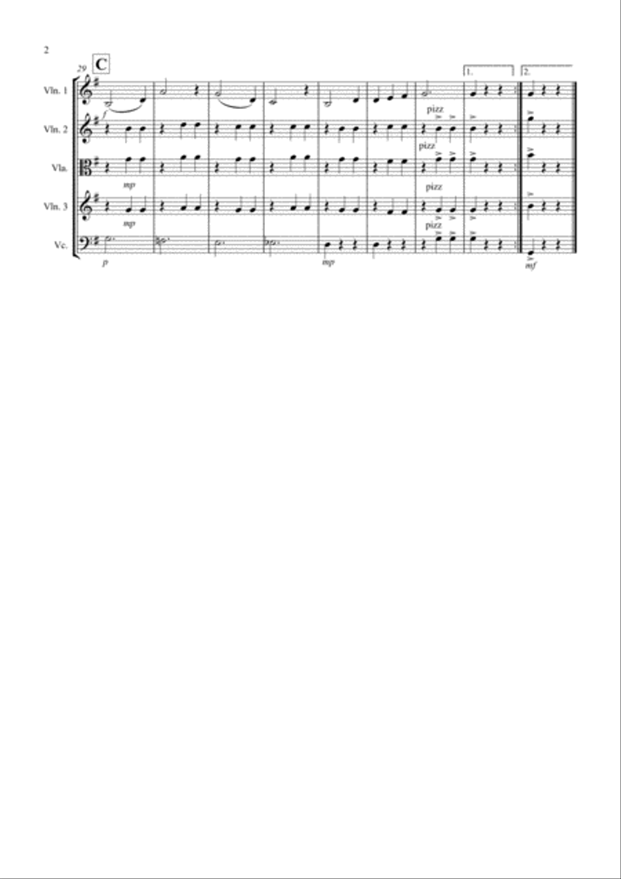 Edelweiss Edelweiss String Quartet scores gallery preview page 2
