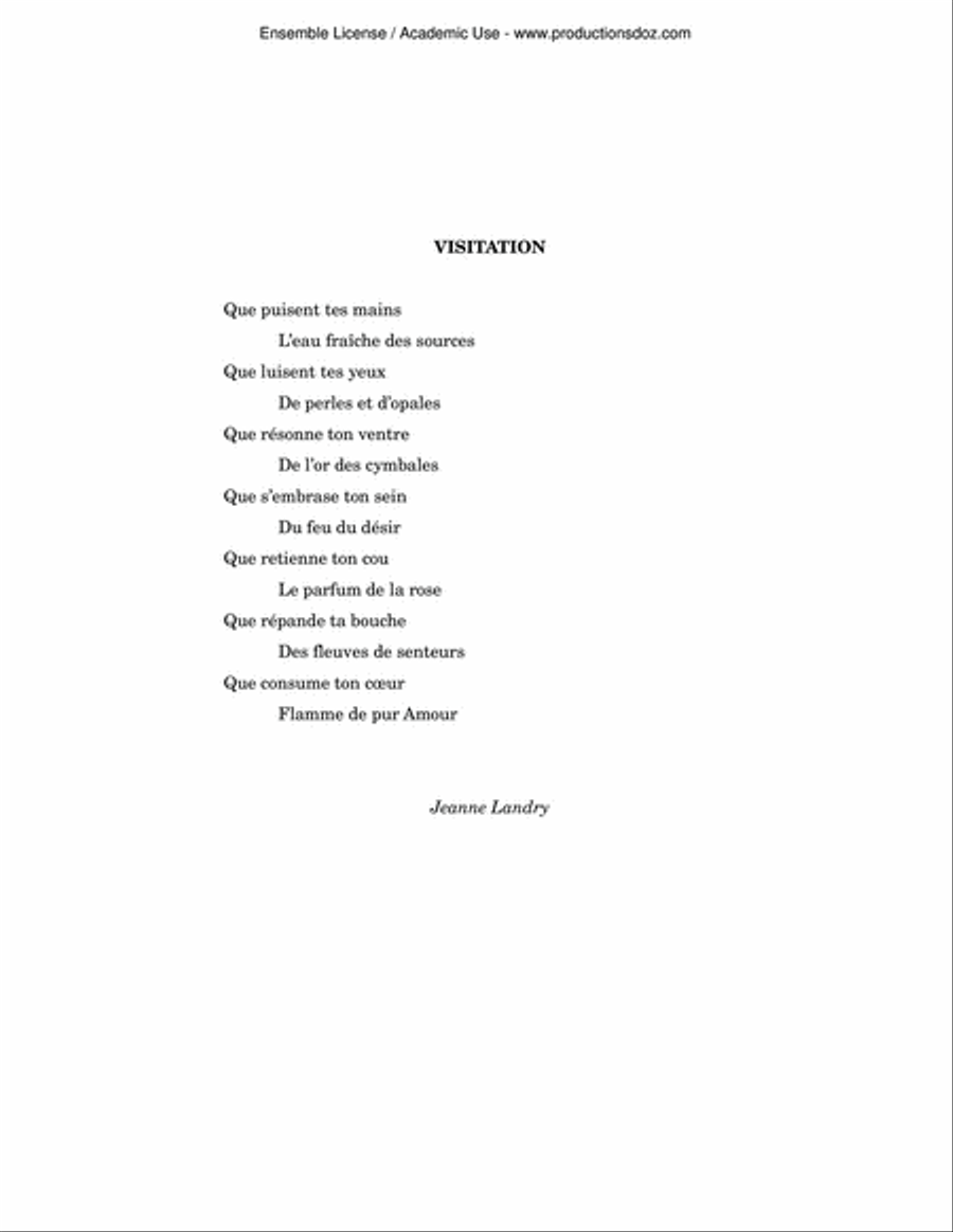 Le feu et la cendre Voice Solo scores gallery preview page 2