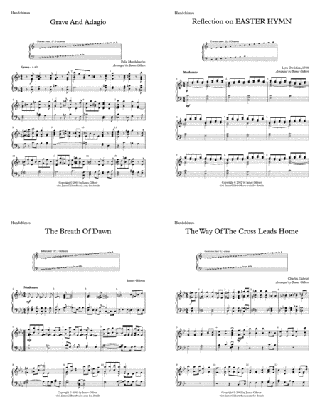 Lent and Easter Handchime Music for 3 Octave Choir image number null