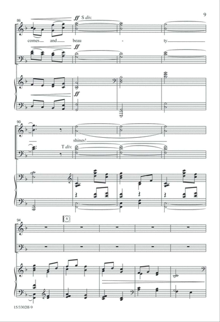 Winter Comes 4-Part scores gallery preview page 9