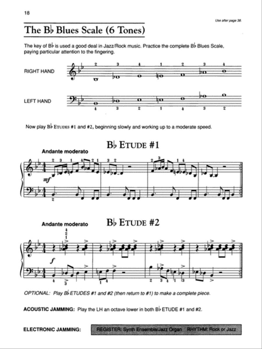 Alfred's Basic Jazz/Rock Course Lesson Book Piano Method scores gallery preview page 3