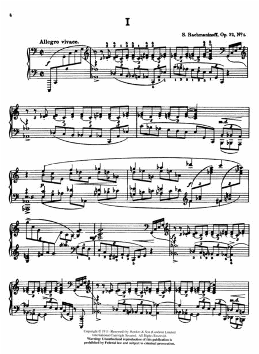 13 Preludes, Op. 32 13 Preludes, Op. 32 Piano Solo scores gallery preview page 2