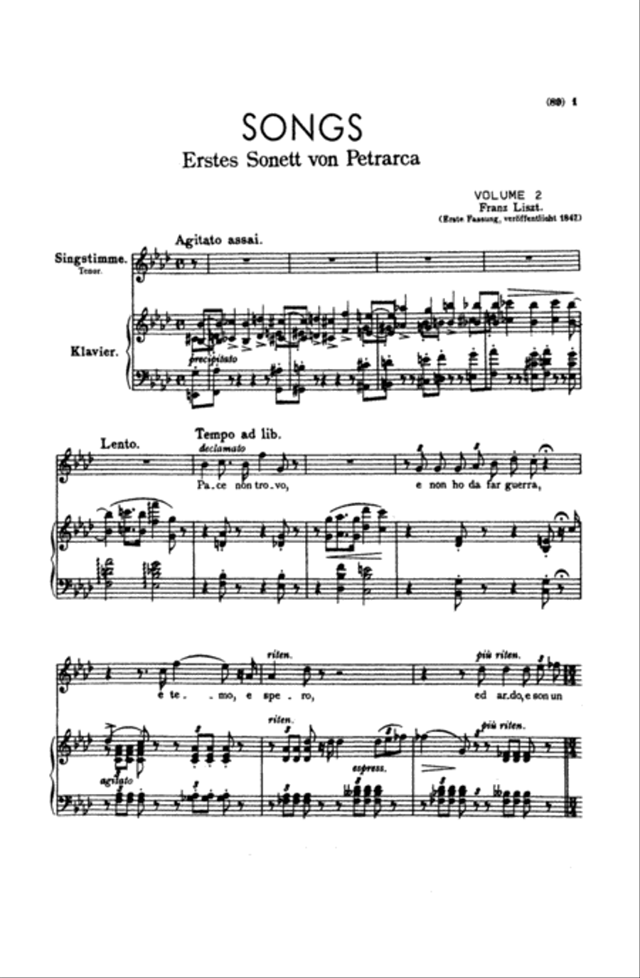 Songs, Volume 2 Voice scores gallery preview page 6