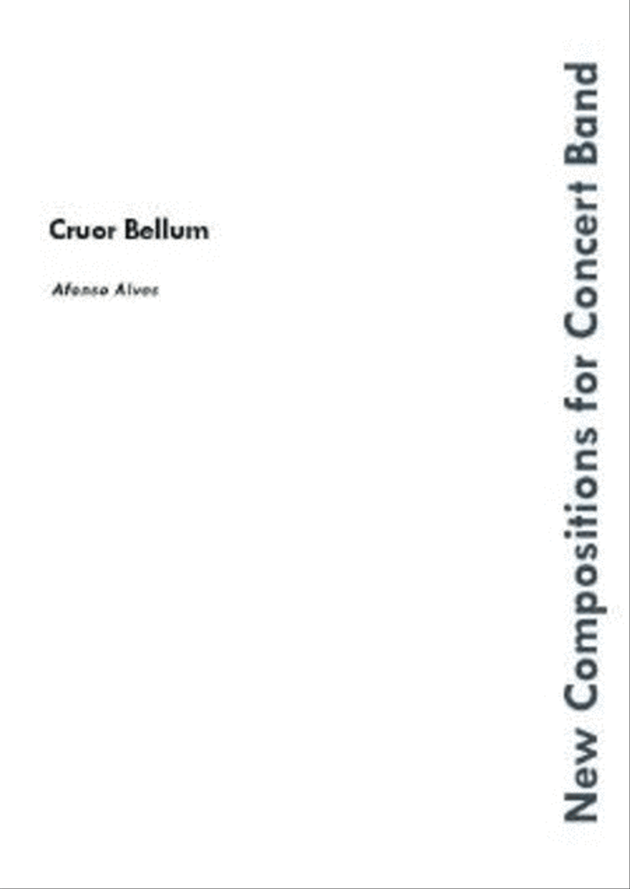 Cruor Bellum Concert Band scores gallery preview page 1