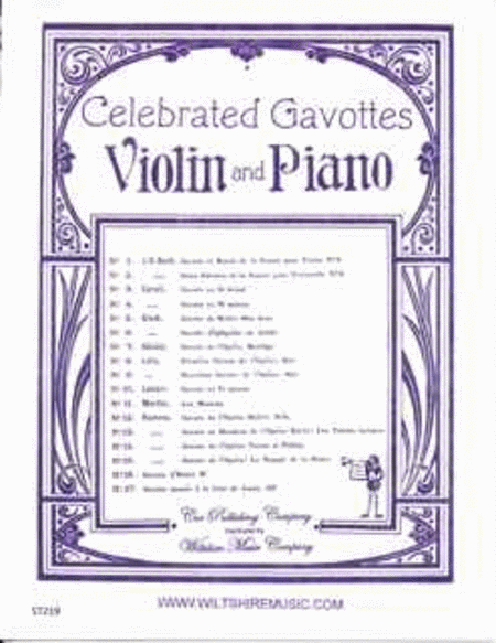 Celebrated Gavottes