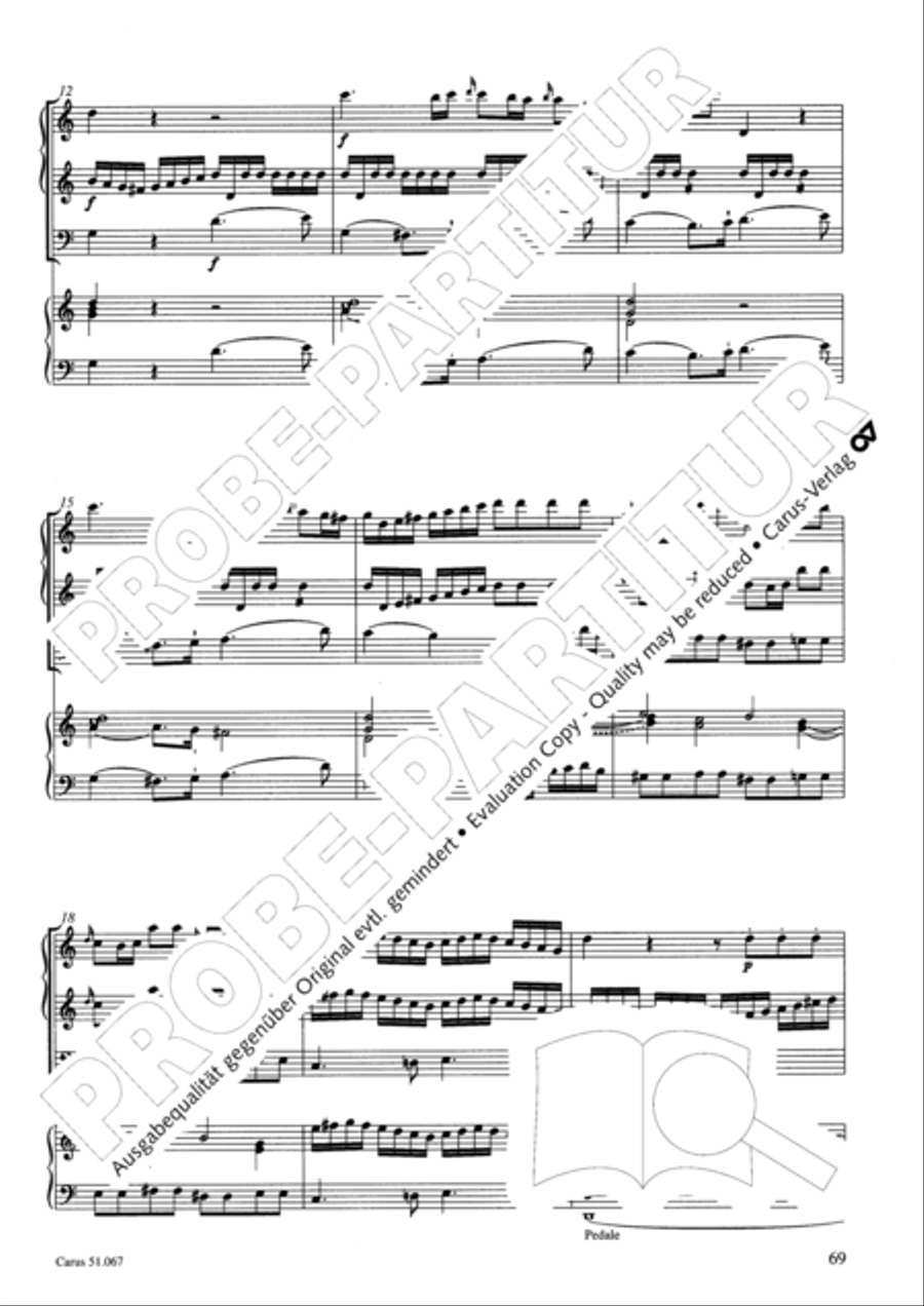 Church Sonatas Collection / Songbook scores gallery preview page 70
