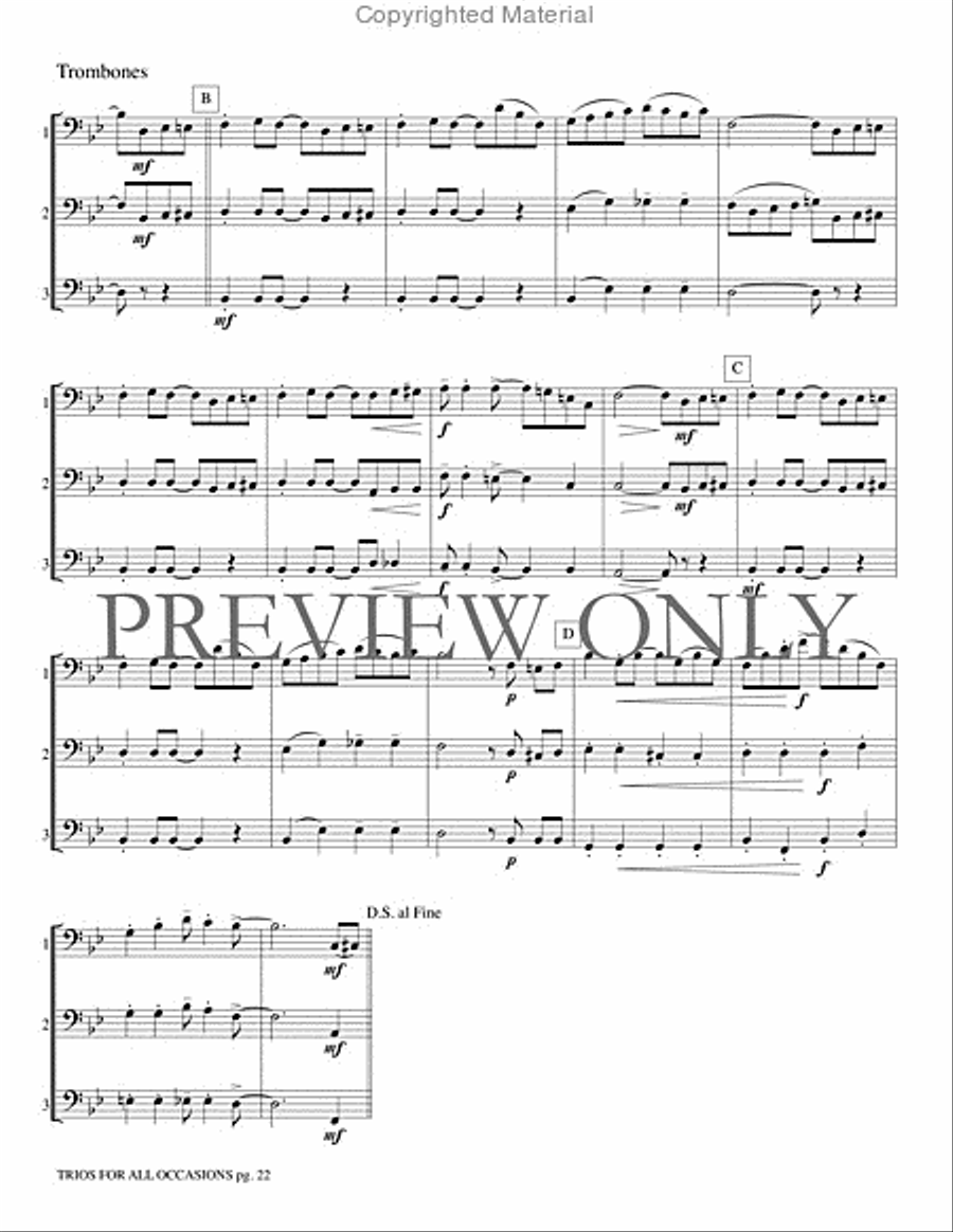 Trios for All Occasions Small Ensemble scores gallery preview page 23